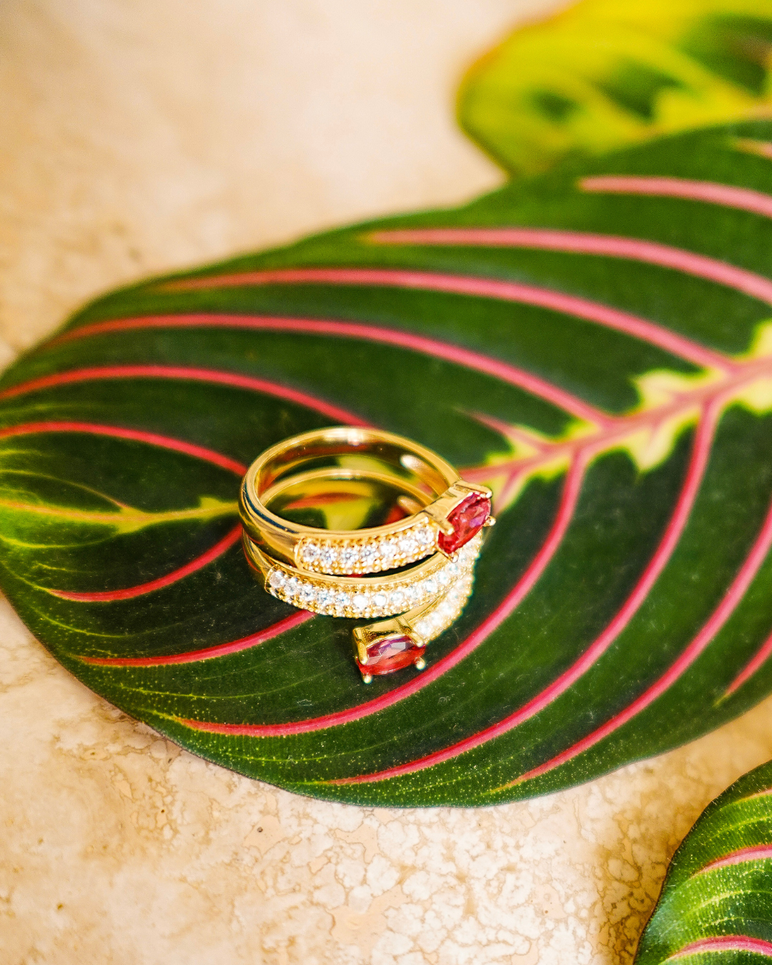 Bague Panthère rose