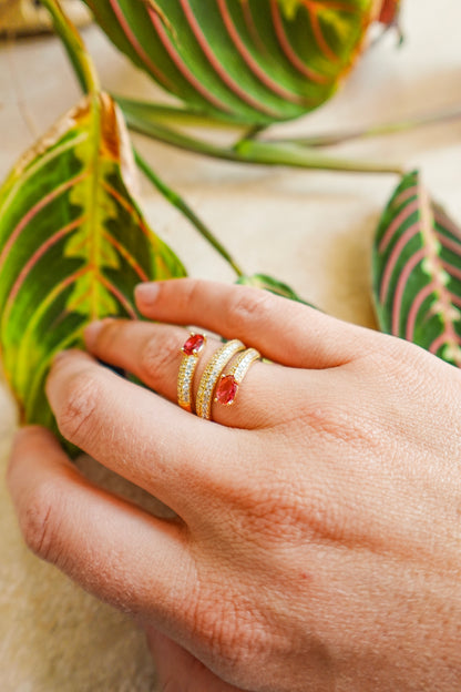 Bague Panthère rose