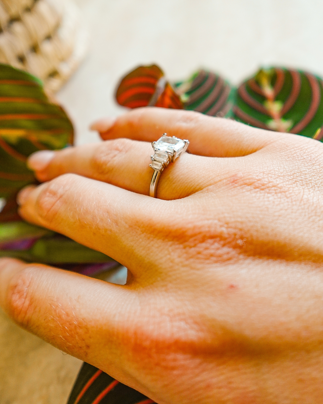 Bague tigre blanc