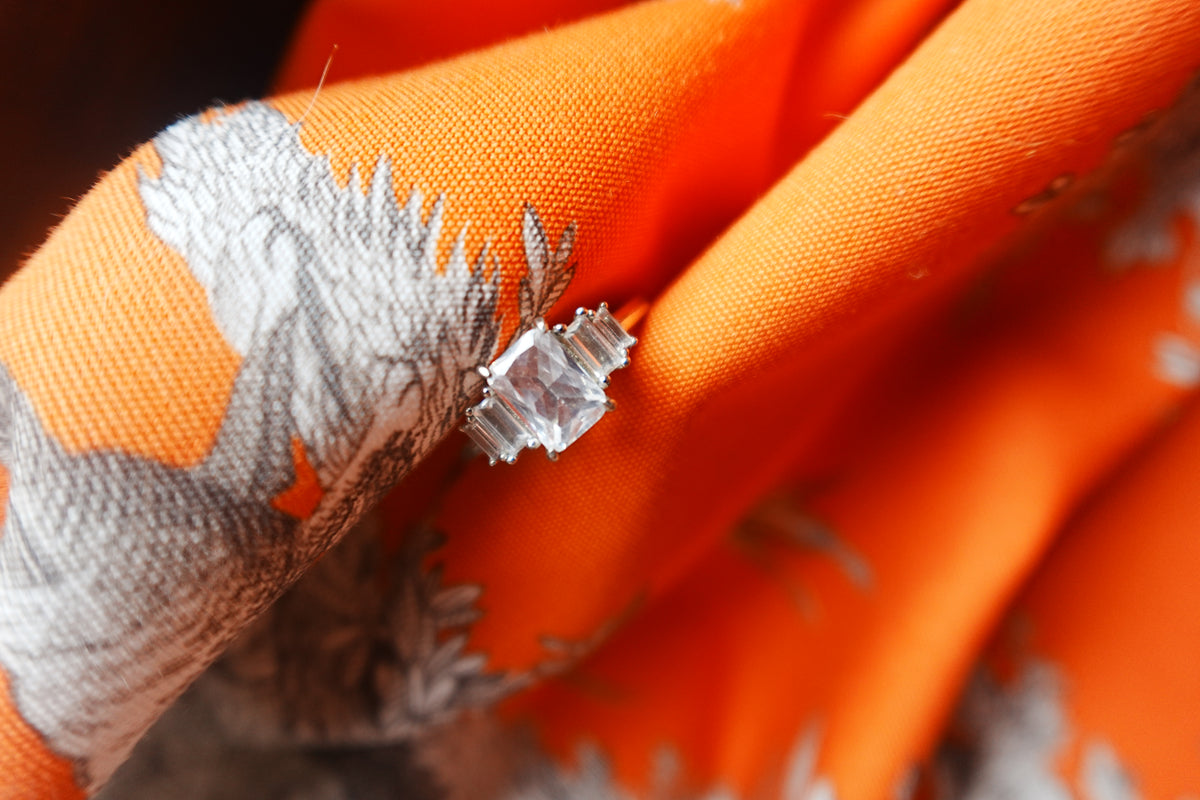 Bague tigre blanc