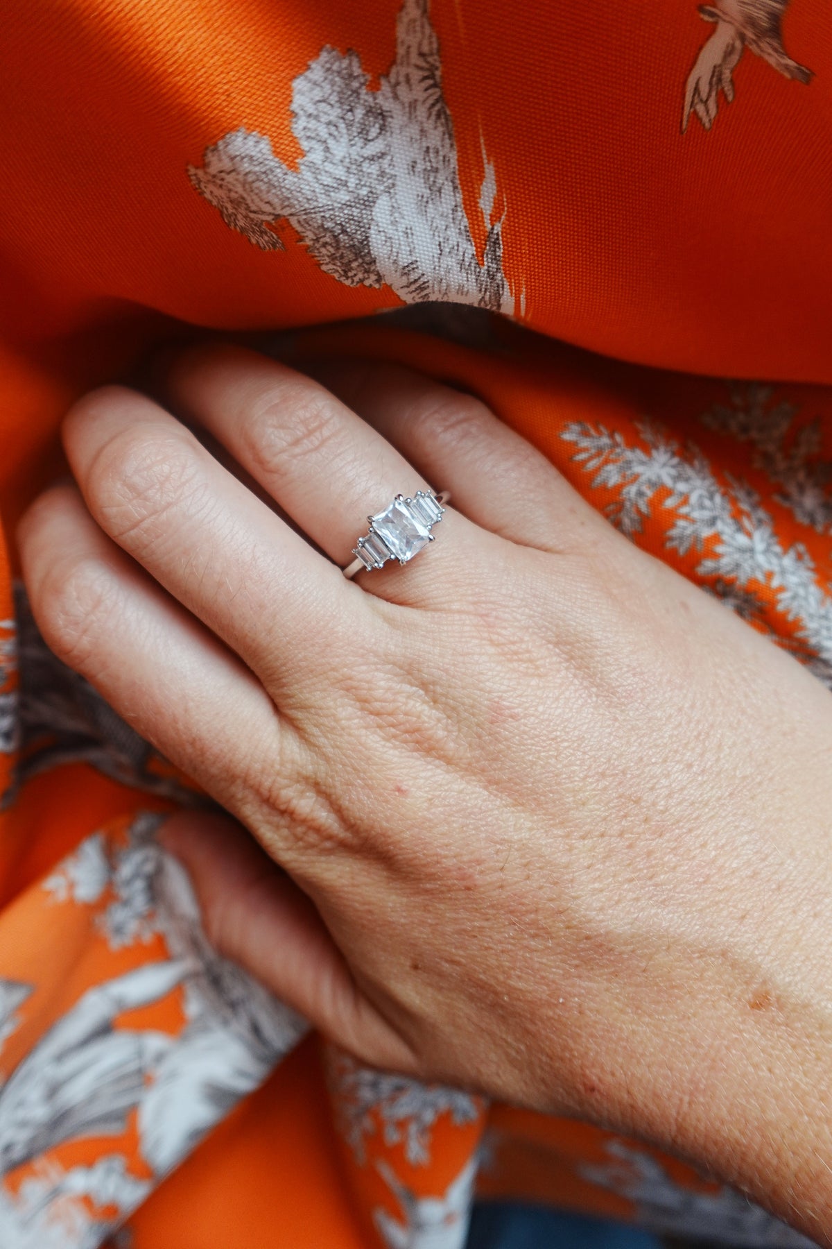 Bague tigre blanc