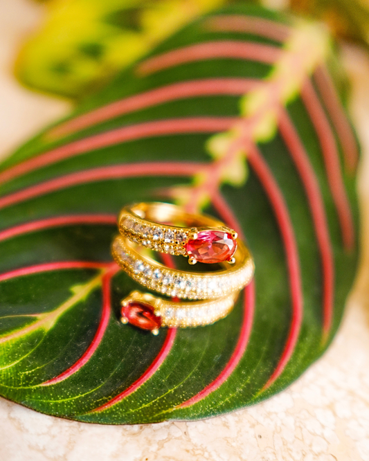 Bague Panthère rose