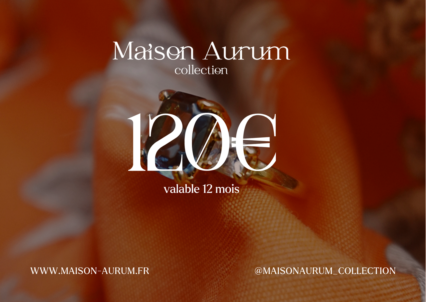 Carte Cadeau Maison Aurum collection